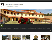 Tablet Screenshot of monasterodomenicane.org